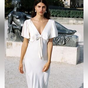 Ciao Lucia Cream Wedding Dress